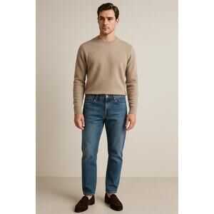 Acne Studios Blå Konst Jeans – Classic Mid Wash – Estimated Men’s 32 x 29